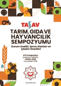 TARIM, GIDA VE HAYVANCILIK SEMPOZYUMU